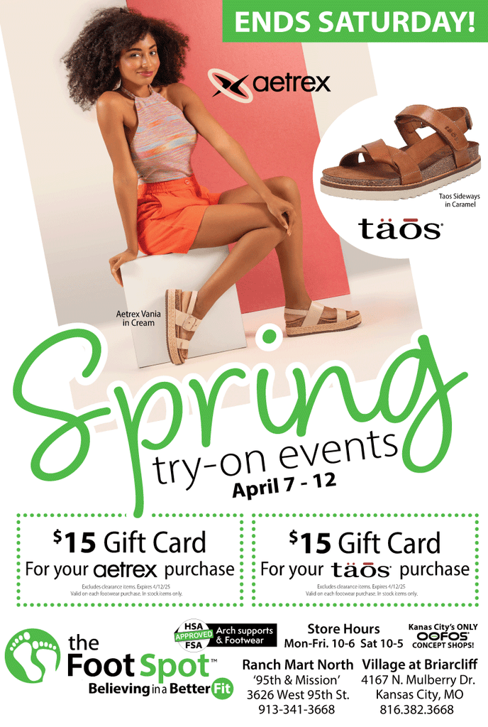🌸 Spring Into Comfort at The Foot Spot! 🌸